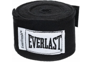Боксерские Бинты Everlast Хлопок 3,5 м Черные