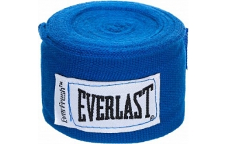 Боксерские Бинты Everlast Хлопок 3,5 м Синие
