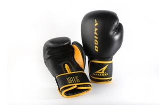 Боксерские перчатки Amigo Черные