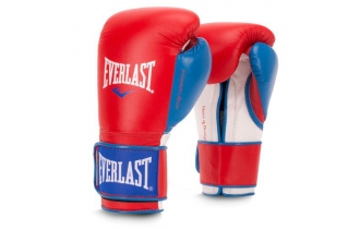 Боксерские перчатки Everlast Powerlock PU Красно-Синие