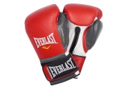 Боксерские перчатки Everlast Powerlock Красно-Серые