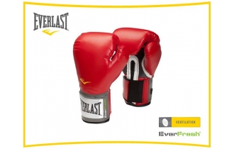 Боксерские перчатки Everlast Pro Style PU Красные