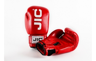 Боксерские перчатки Jic Кожаные Красные