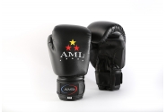 Боксерские перчатки AML STAR Черного Цвета