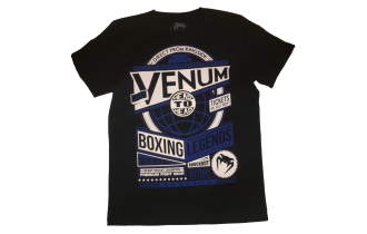 Футболка Venum Boxing Legend Черно-Синяя