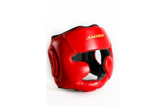 Тренировочный Шлем AMIGO Красного Цвета